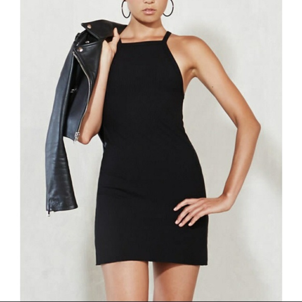 Reformation Rhode Black Mini Dress